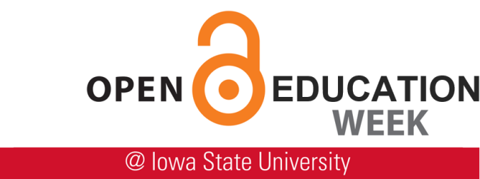Open Education Week @ Iowa State University